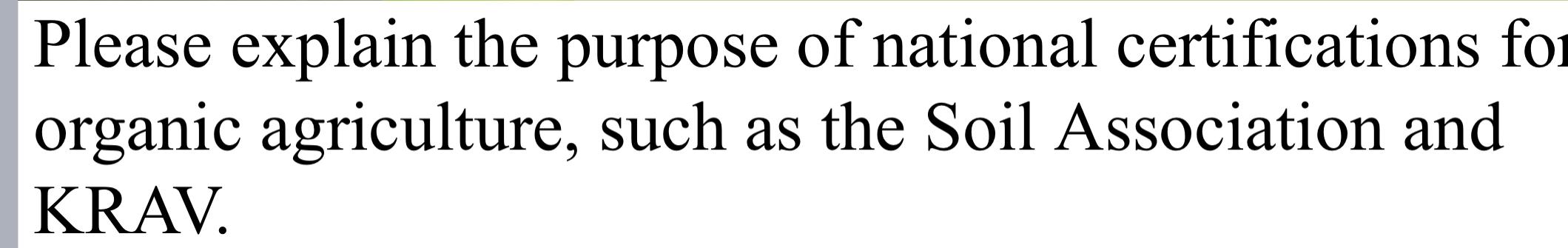 200 words Please explain the purpose of national