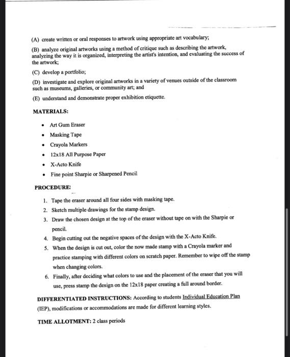 HELP EXAMPLE OF HOW IT SHOULD BE DONE! Please