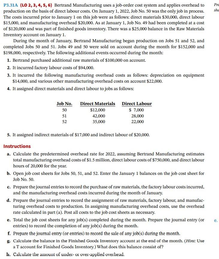 Pre she P3.31A (LO 2, 3, 4, 5, 6) Bertrand