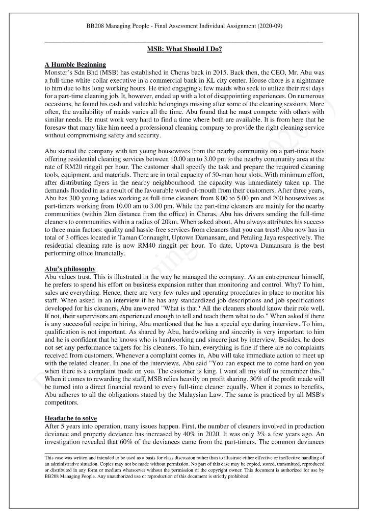 Your Tasks Based on the topics ranging from Job