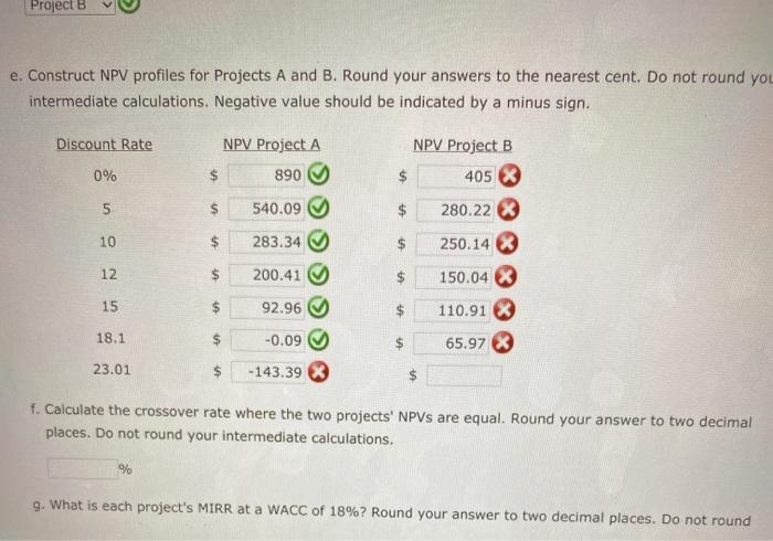I need hlep with C project b, E, F and G prject b