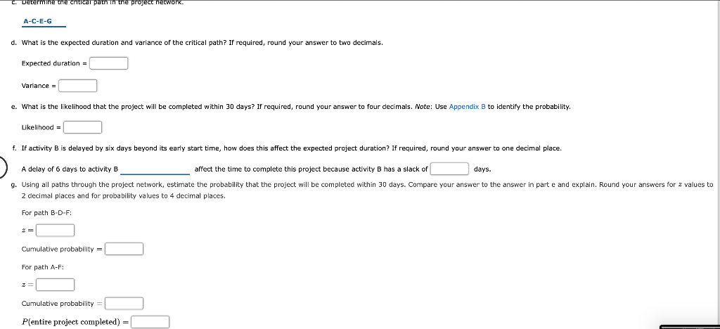 Please answer from part D. Problem 9-09