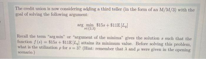 8,9,10 1 The credit union is now considering