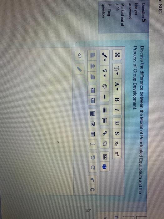 e SUC Question 5 Discuss the difference between