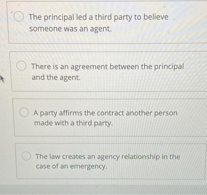 Help! What does the ratification of an agency