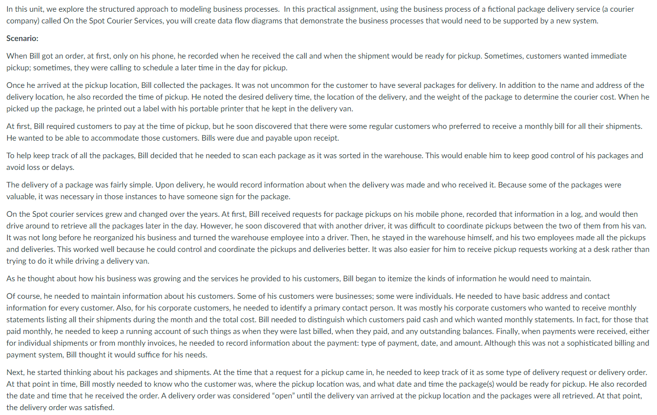 In this unit, we explore the structured approach