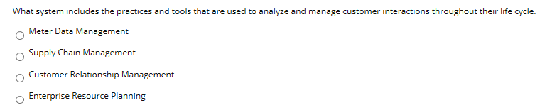 What system includes the practices and tools that