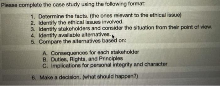 Case Study: The Emissions Test Wade manages the