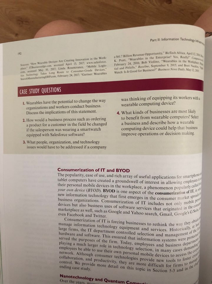 2. How would a business process such as ordering