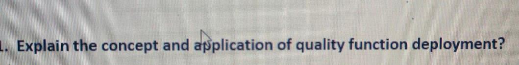 please explain the application 1. Explain the