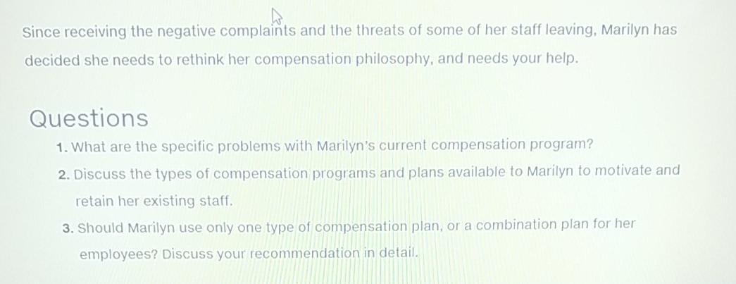 good length answers please Case Incident A New