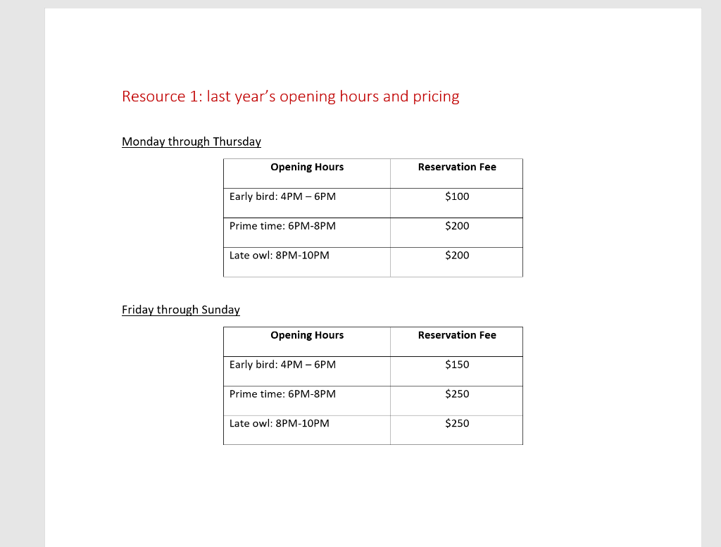 Question: In this Case Study, what changes are
