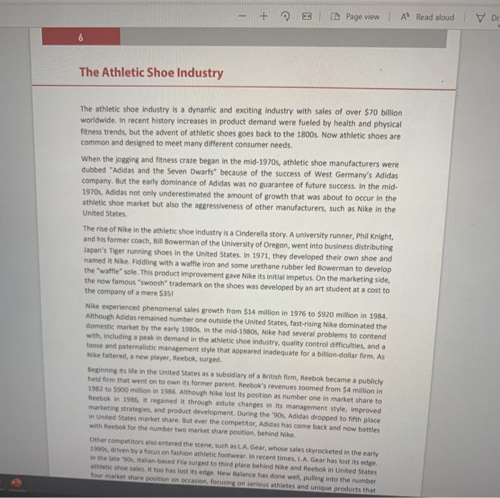 + D Page view | A Read aloud Dr The Athletic Shoe