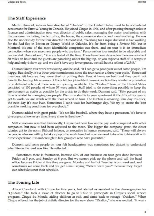 9. Describe the 5 features (supporting facility,