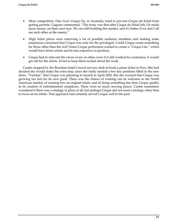 9. Describe the 5 features (supporting facility,