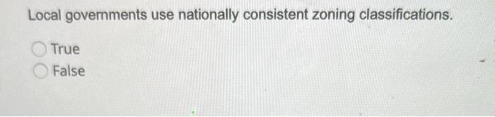 Local governments use nationally consistent