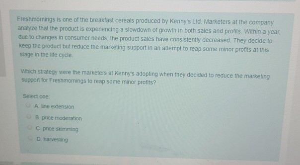 Freshmornings is one of the breakfast cereals