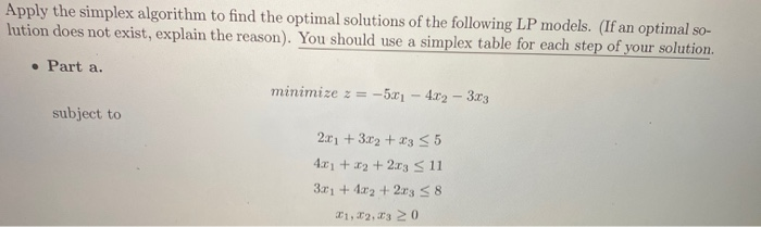 please help me solve this Apply the simplex