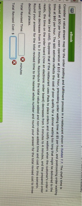 GU ma eBook Consider a value stream map for the