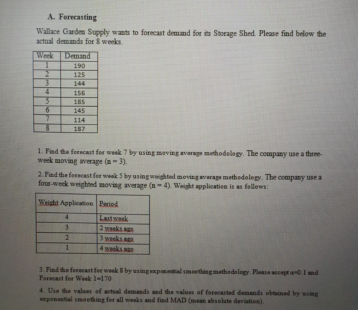 I don't need excel solver. Can you please solve