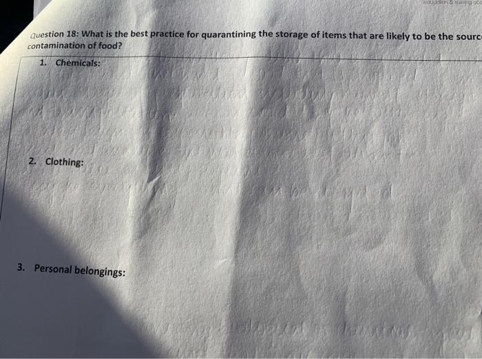 crow Question 18: What is the best practice for