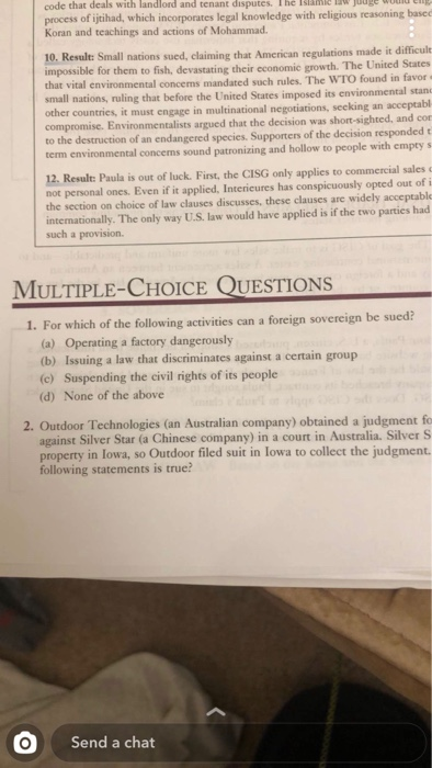 business Law class 3. Claus Scherer worked for