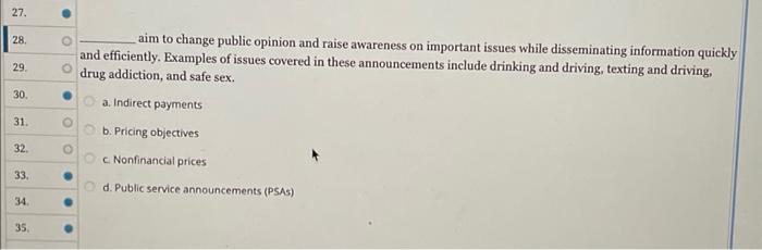 27. 28. 29. 30. 31. 32. 33, 34. 35, O aim to