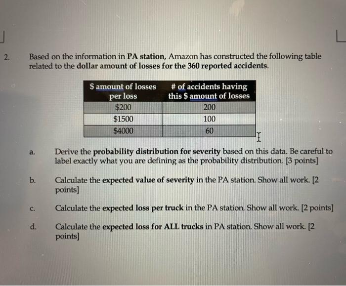 J 2. Based on the information in PA station,