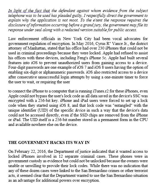 PROVIDE CASE SUMMARY THANK YOU SO MUCH Unlocking