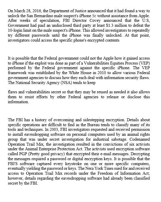 PROVIDE CASE SUMMARY THANK YOU SO MUCH Unlocking