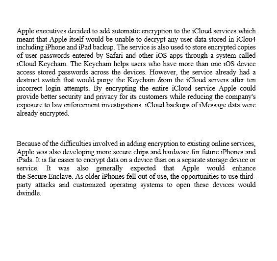 PROVIDE CASE SUMMARY THANK YOU SO MUCH Unlocking