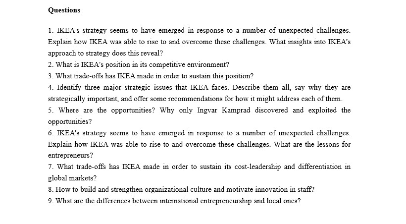 Please provide descriptive answers with