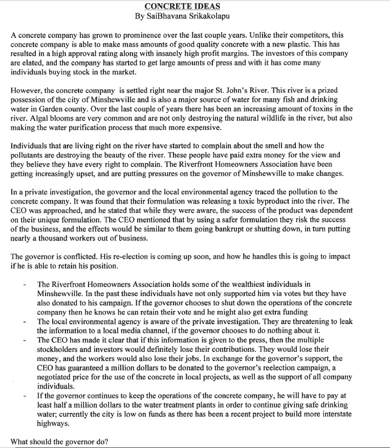 The answer should be in Introduction, Body,