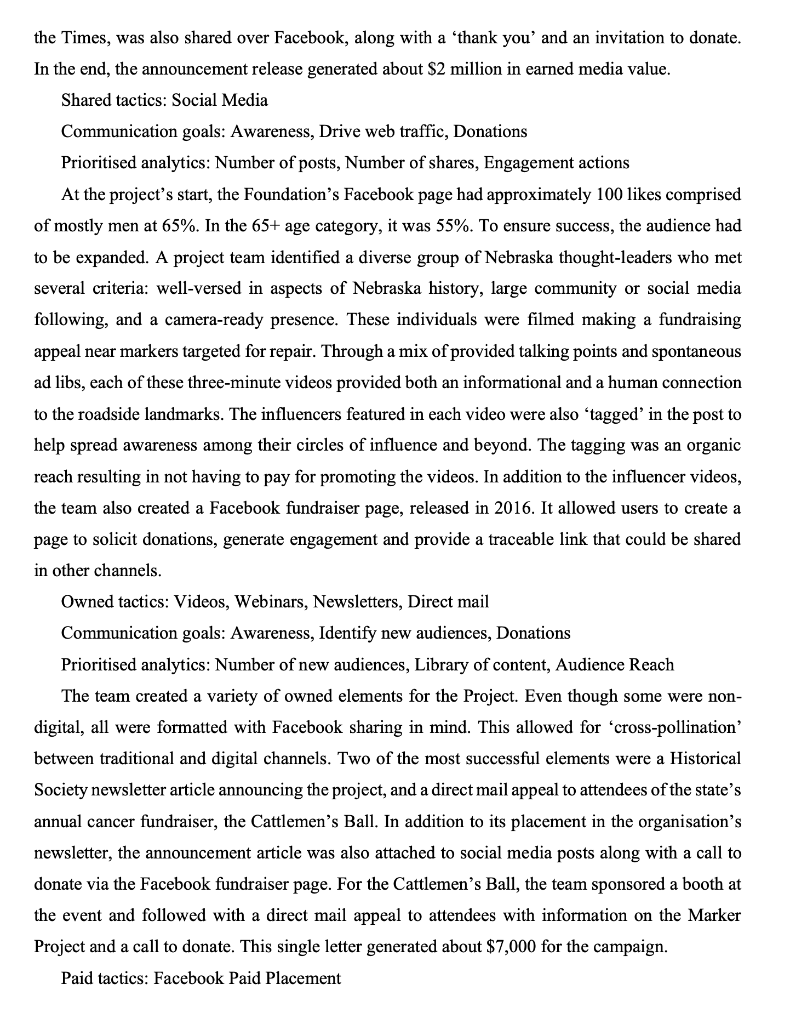 Answer the following Question from the case: WHAT