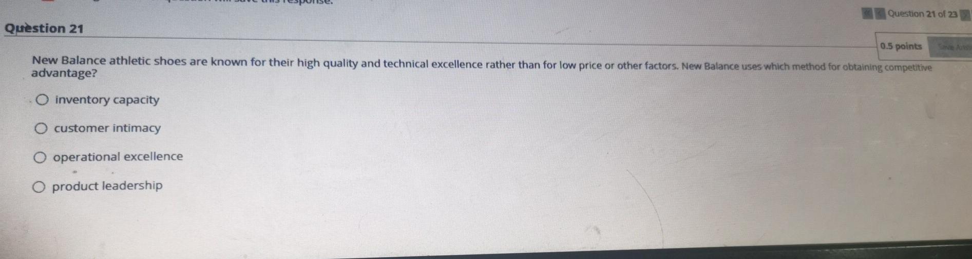 Question 20 Conducting market research involves a