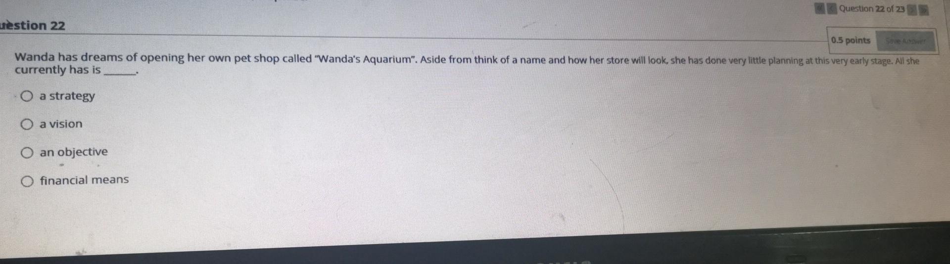 Question 20 Conducting market research involves a
