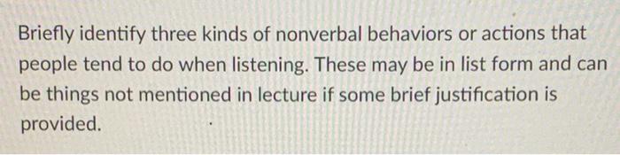 Briefly identify three interpersonal situations