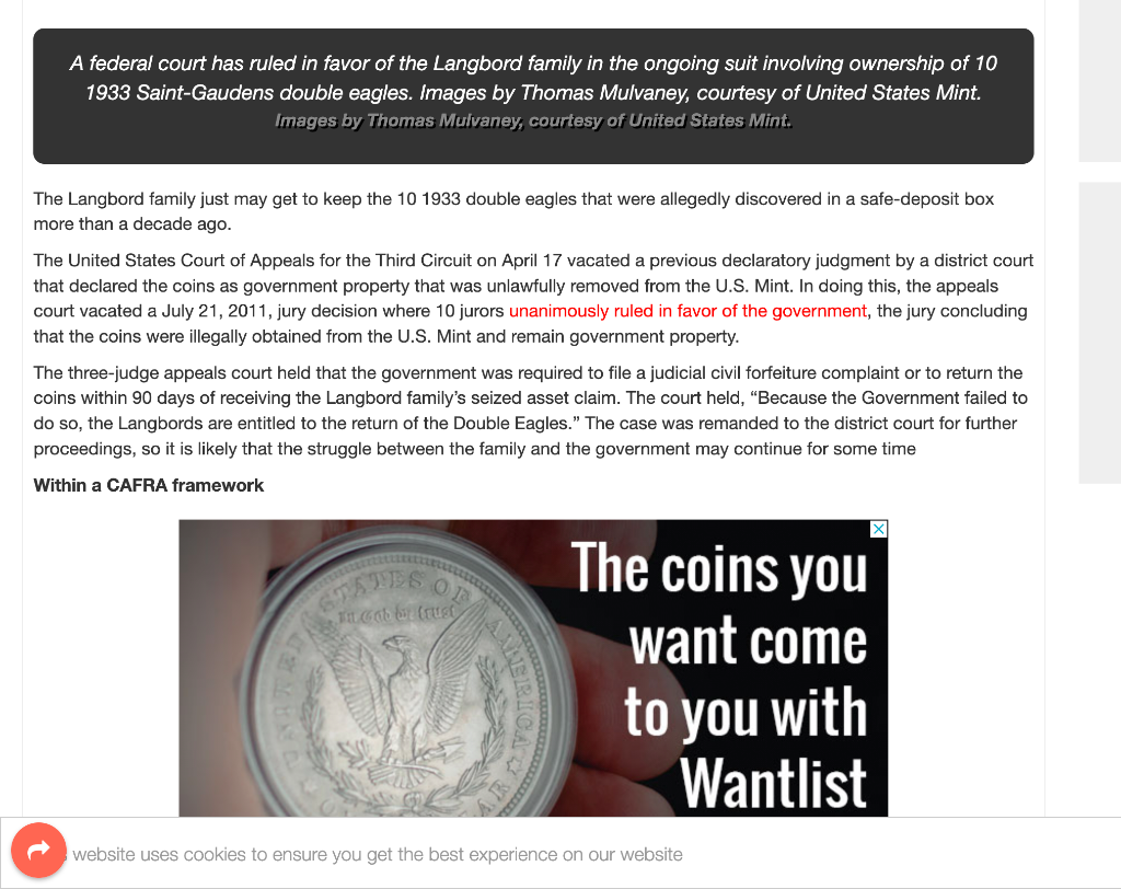 The U.S. Supreme Court declined to hear the case.