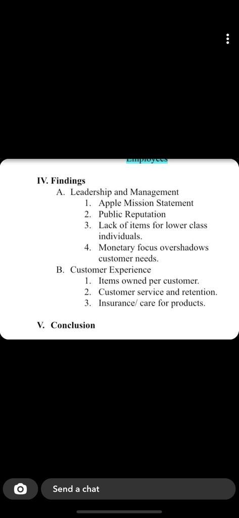 I need to give presentation so write in steps