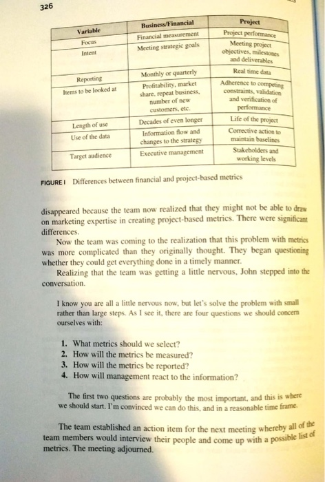 i need answer for fourth one The Need for Project