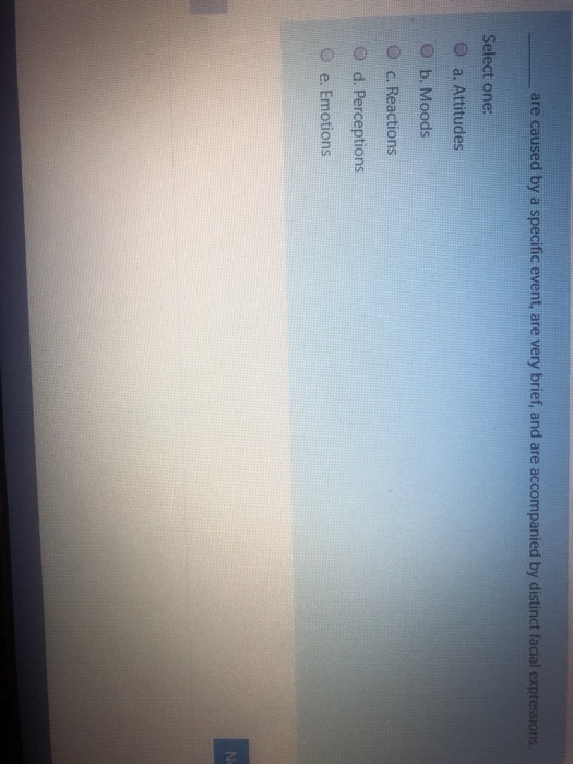 are caused by a specific event, are very brief,