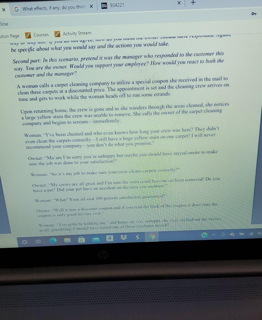 X GWhat effects, if any, do you think X Bb 934221