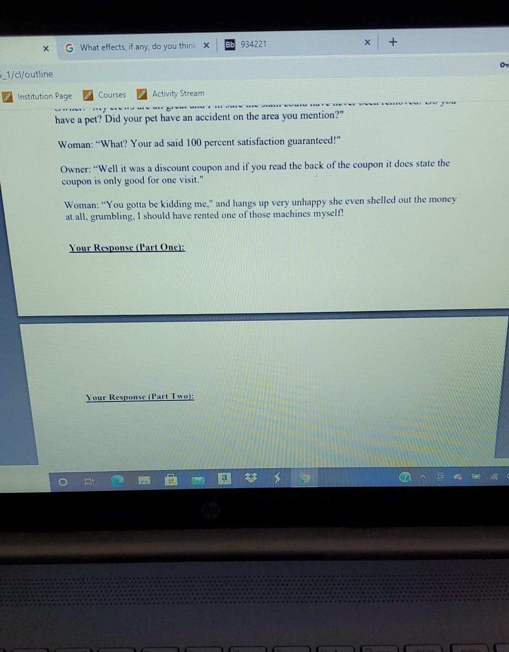 X GWhat effects, if any, do you think X Bb 934221