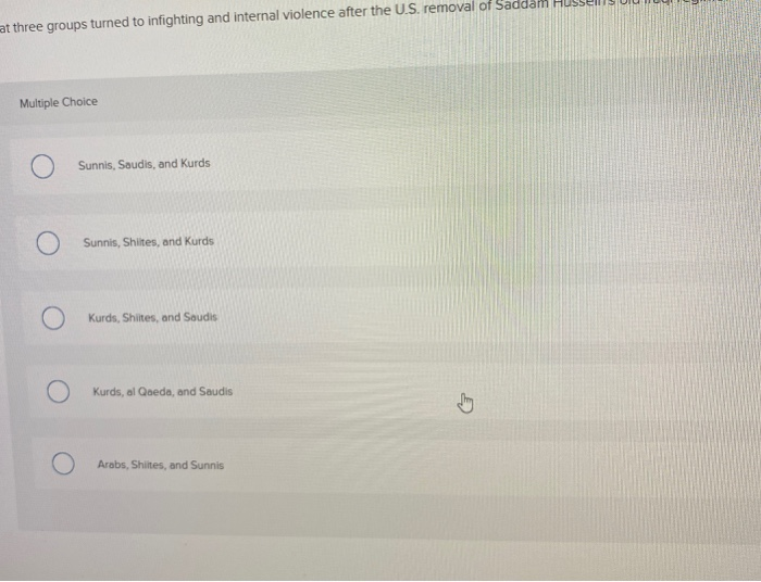 at three groups turned to infighting and internal