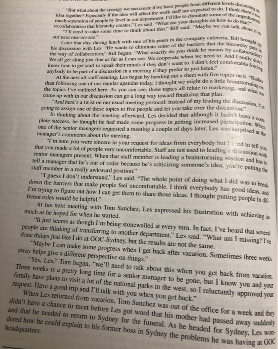 Please read chapter 3 and critically examine the