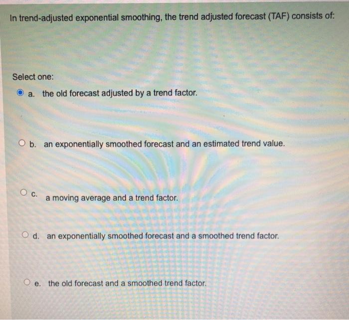An operation analyst is forecasting this year's