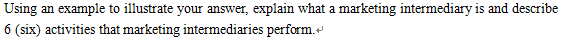 Using an example to illustrate your answer,
