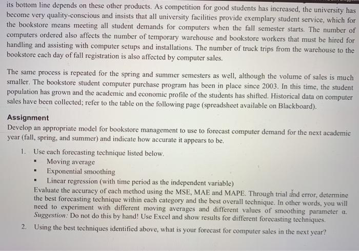 Please answer with excel spreadsheet