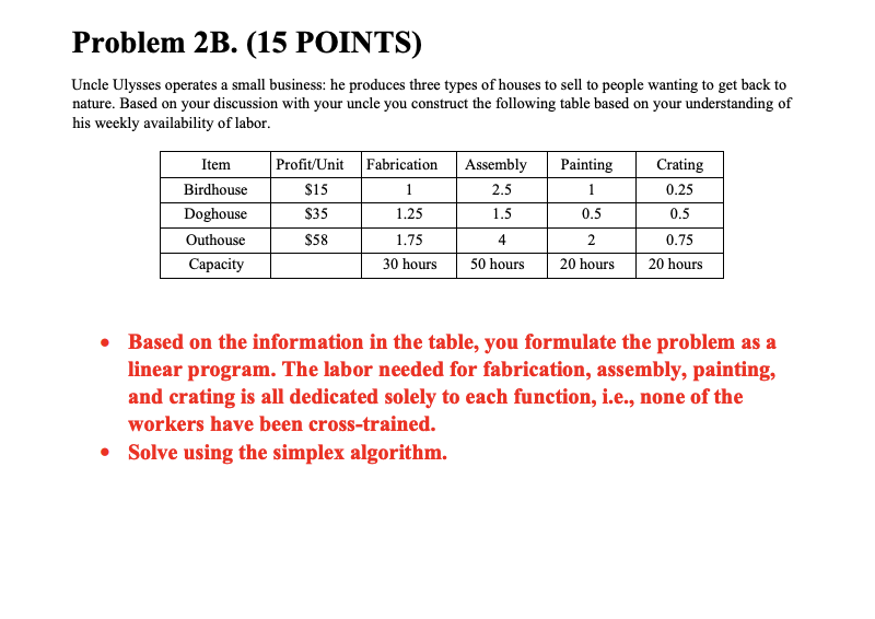 PLEASE SOLVE ON EXCEL USING SOLVER! THANK YOU SO