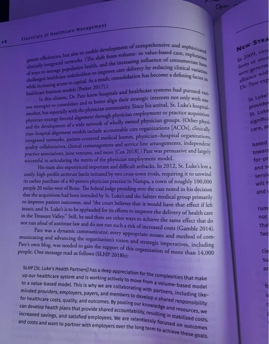 Question #6 for the case study below PART II